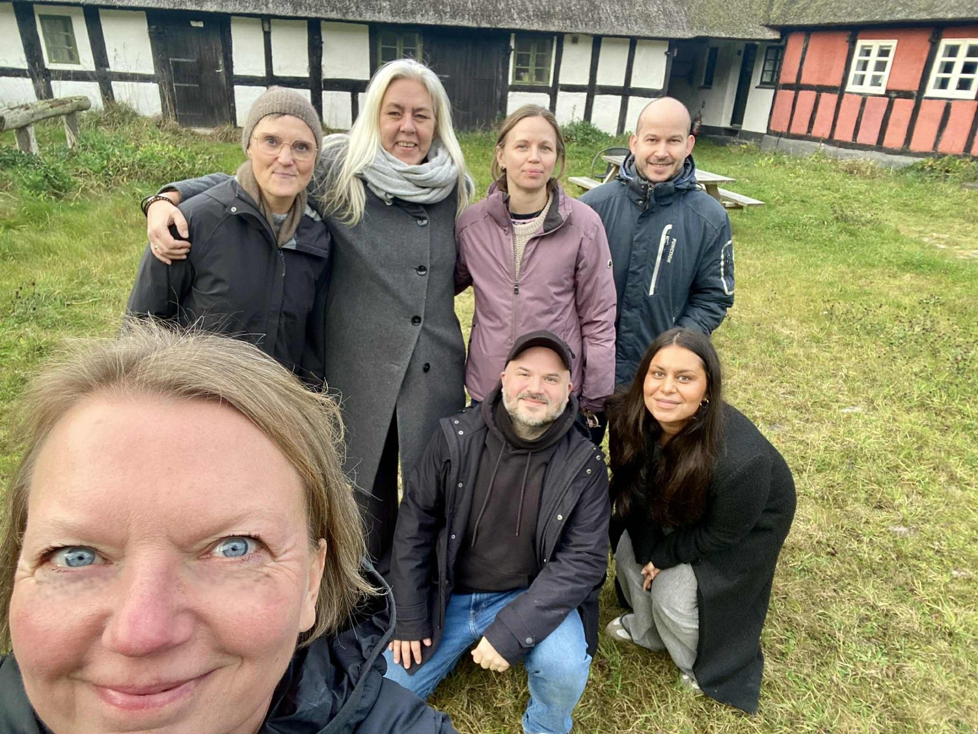 Skønne og modige deltagere på modul 2 på Mols